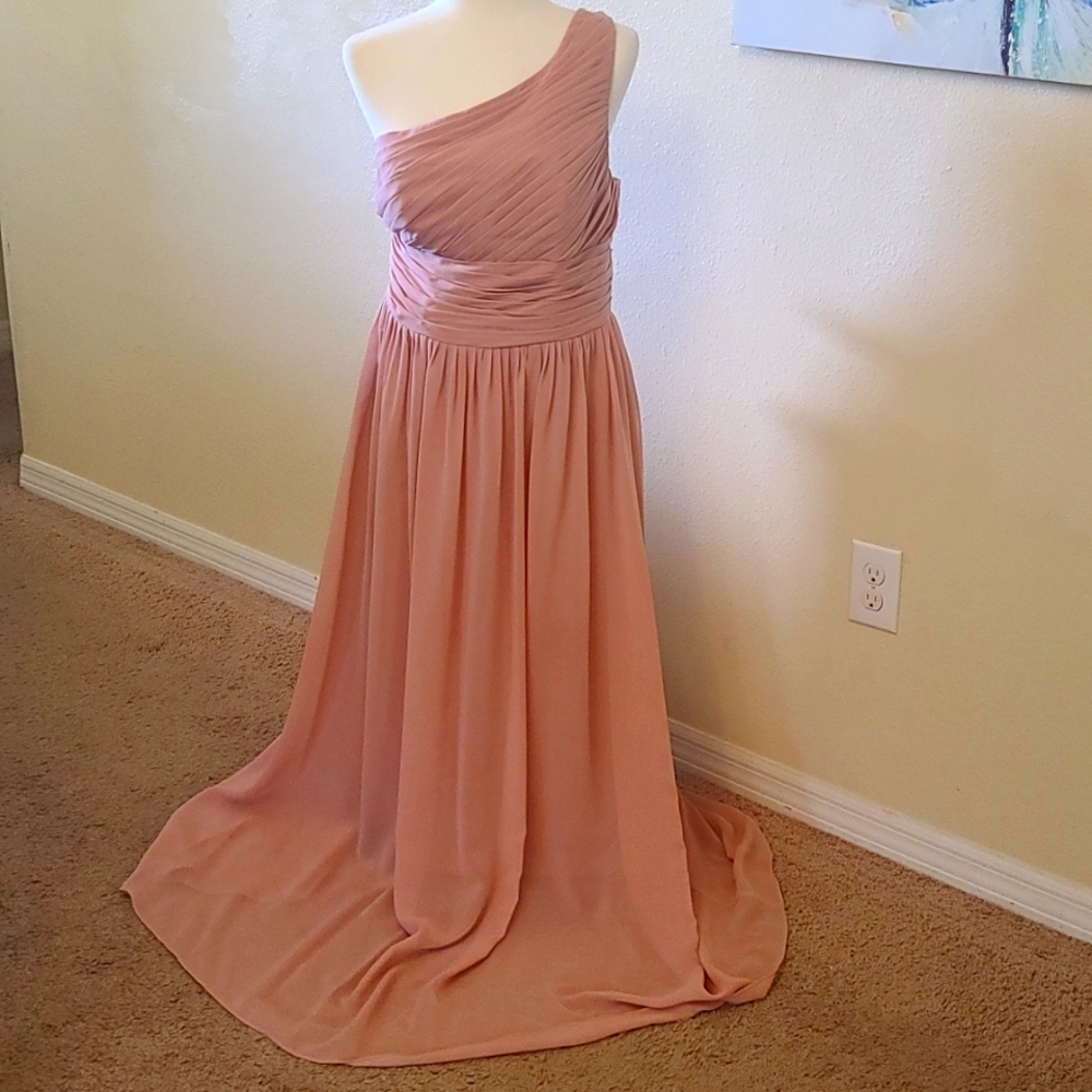 Mauve Bridesmaid Wedding Dress Size XL